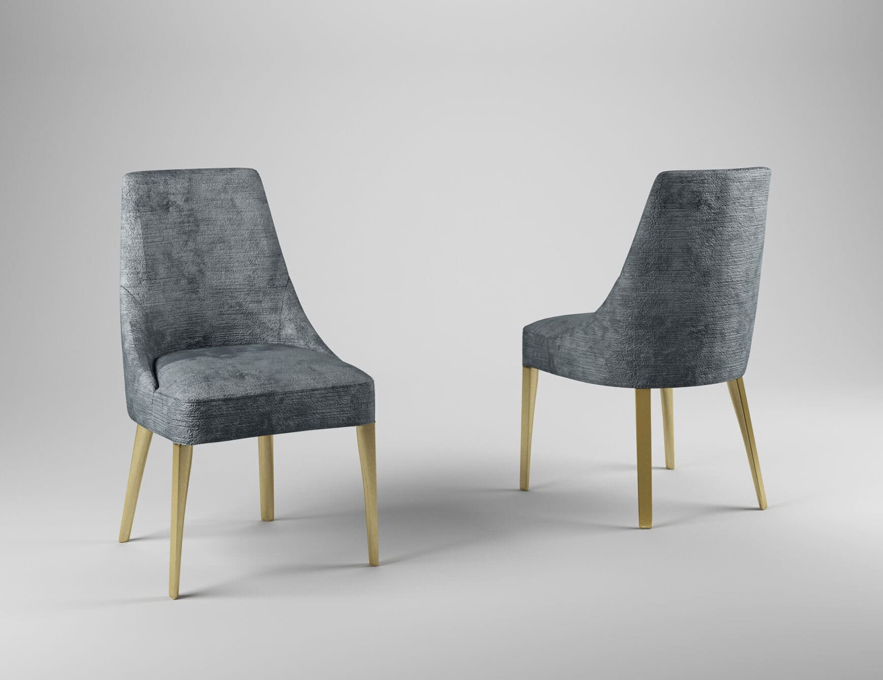 audrey fabric dining chair