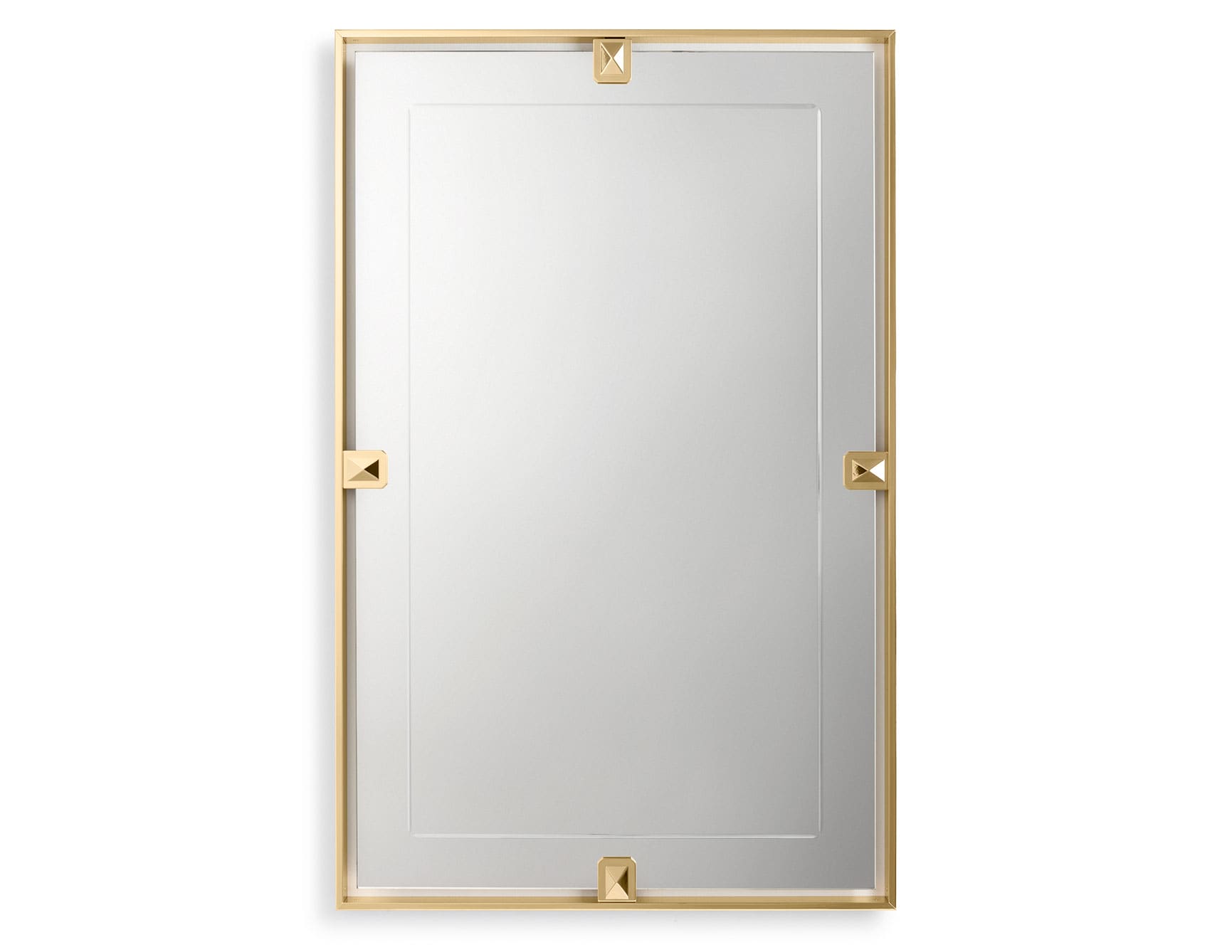 000SVDD070OR modern Italian bathroom mirror with gold mirrored glass