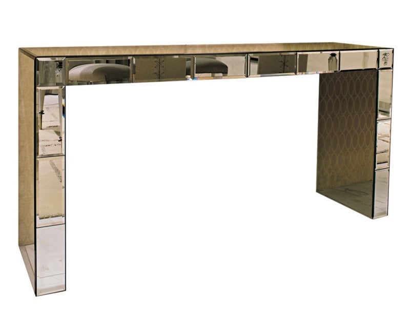 Acer modern luxury console with gold mirrored glass