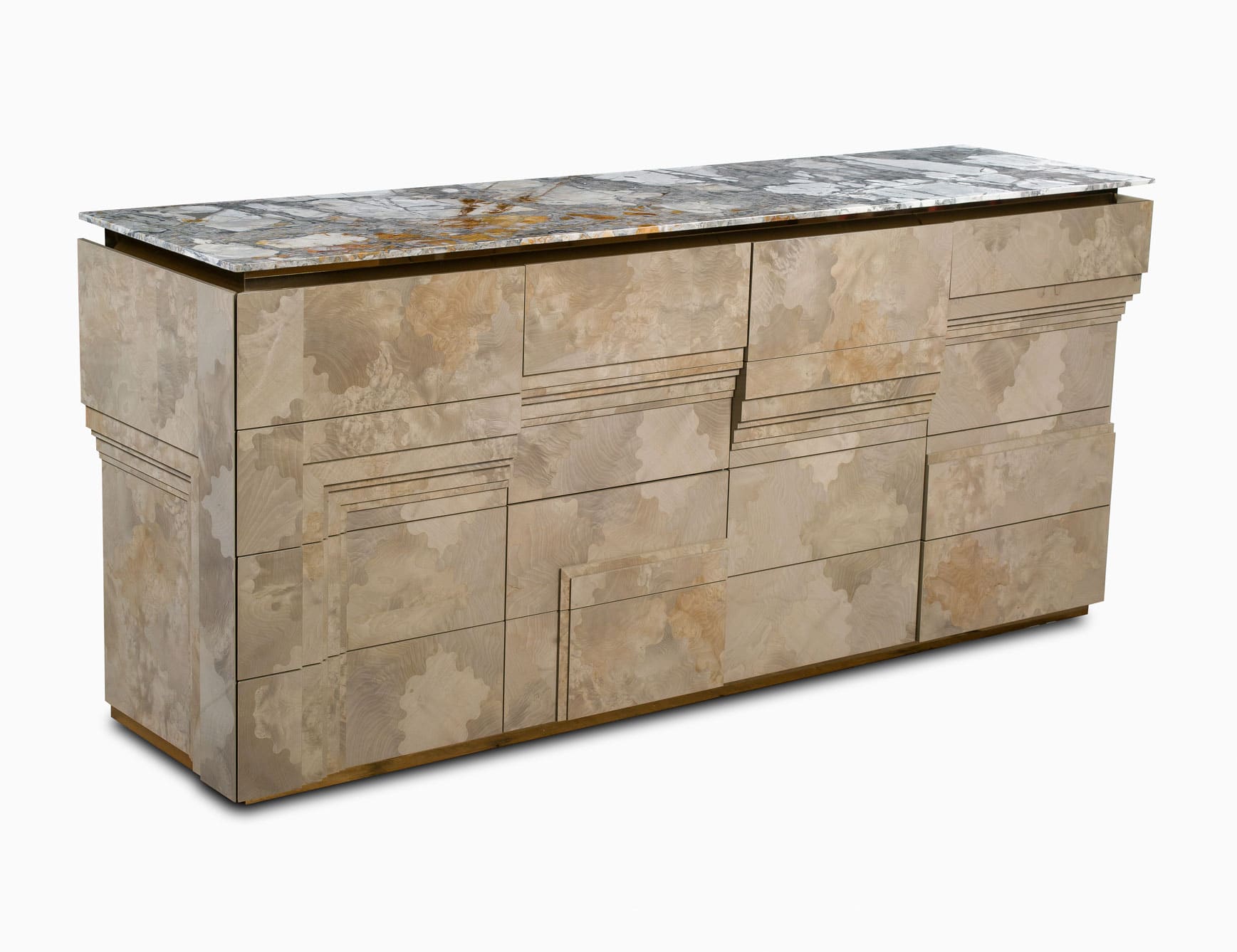 Beige Wood Chest of Drawers | Clan Milano | Nella Vetrina