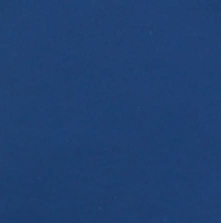 Solid blue surface finish sample