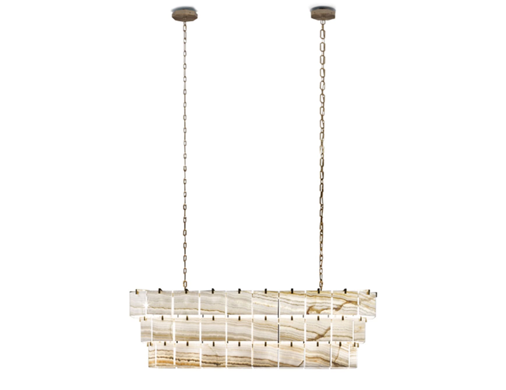 Brando modern luxury chandelier with ivory metal