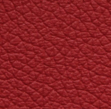 Red textured leather material surface