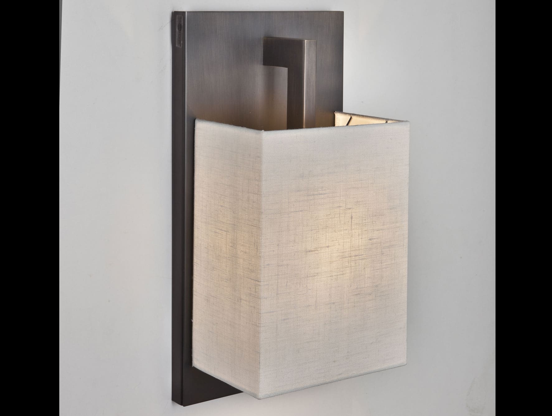 Coconette contemporary Italian sconce with beige fabric