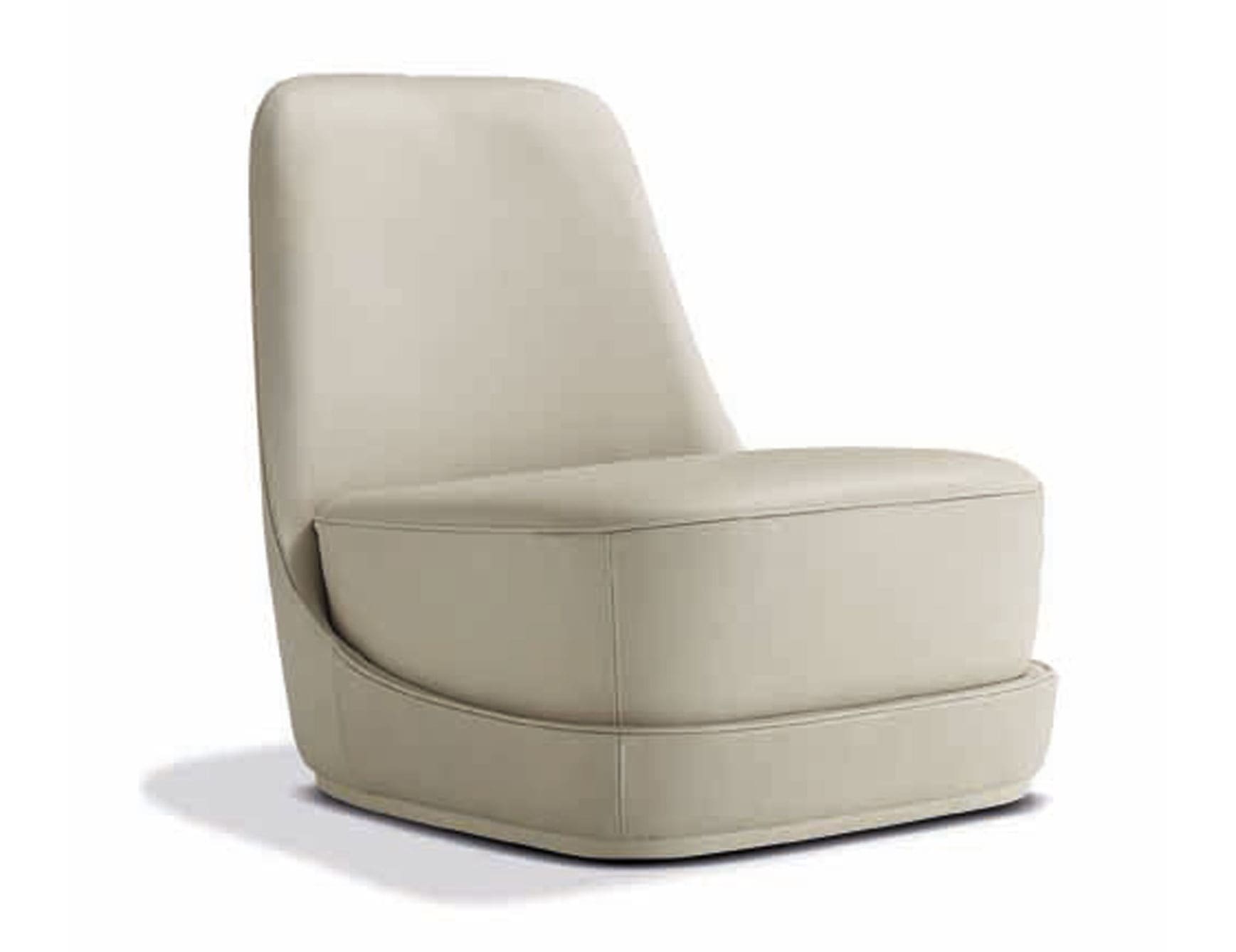 Doryland modern Italian sofa chair with white leather