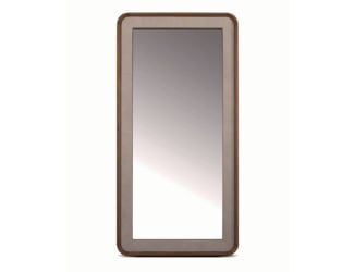 &lt;p&gt;
	Marion modern Italian designer mirror handmade in brown wood with metal. This luxury modern furniture collection features wood furniture upholstered in Italian leather or exotic materials such as goat skin and shagreen. A wide selection of Italian leathers are available to choose from (samples available upon request). Made in Italy.&lt;/p&gt;

