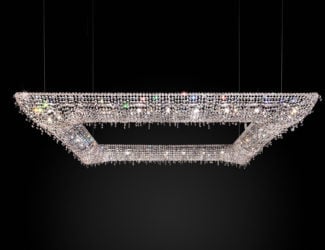 &lt;p&gt;Silk luxury crystal chandelier produced using the highest quality crystals in the world to create one of a kind artwork. The collection uses classic artisan techniques to create refined crystal lighting designs. Available in a variety of crystal colors, Swarovski elements and stainless steel hardware. Structure available in polished stainless steel and painted gold color. Crystal color options: transparent, cherry blossom, spring flowers, summer breeze, summer heat, autumn night, autumn sky, winter sky, winter pines and aurora borealis.&lt;/p&gt;
