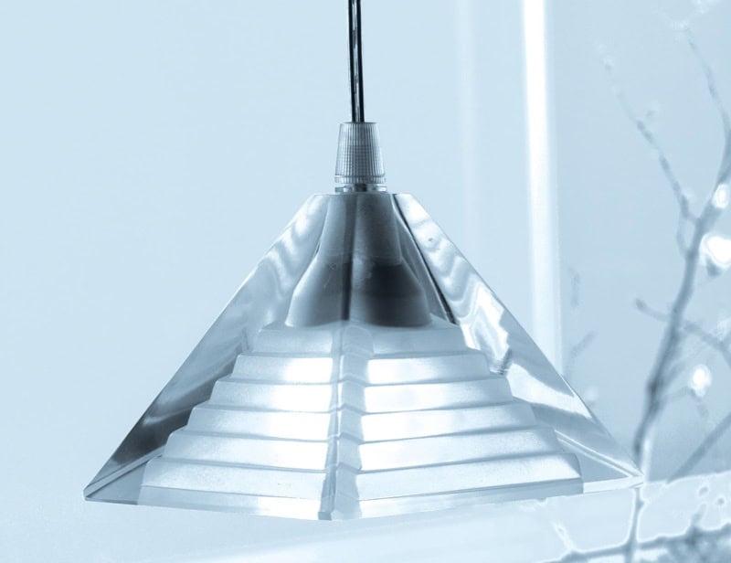 Lilliput modern Italian hanging light with clear glass