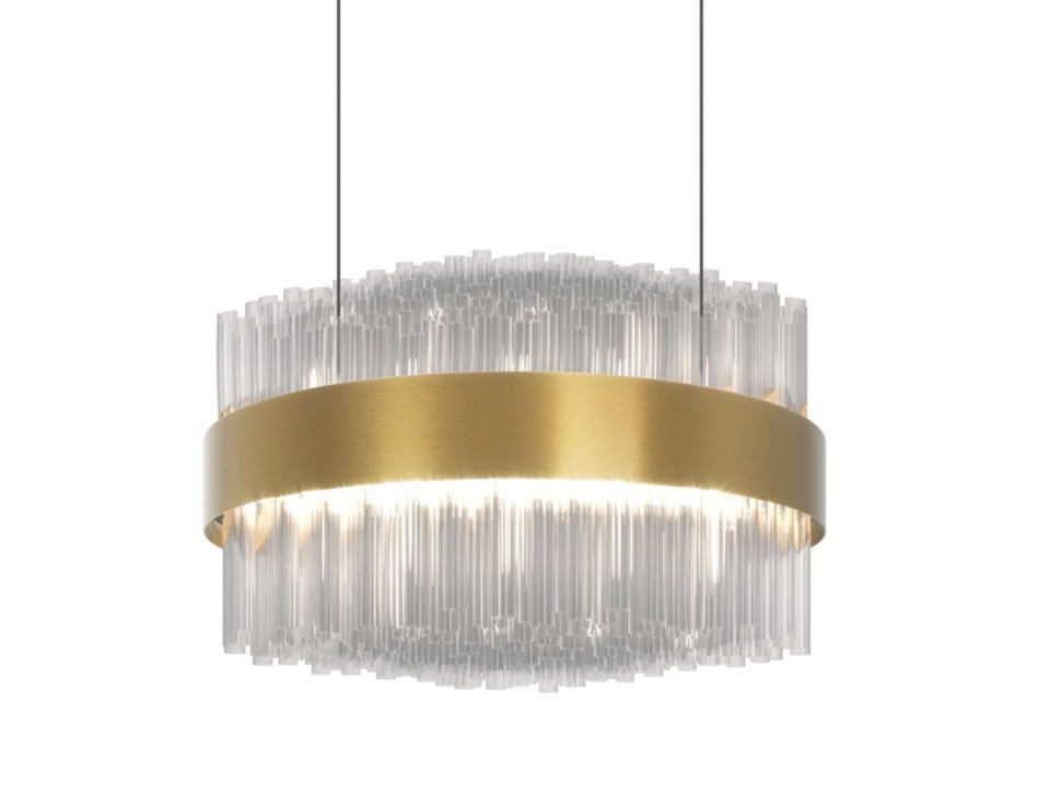 My Lamp modern luxury chandelier with clear glass