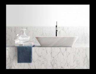 &lt;p&gt;Bento deluxe modern designer washbasin shown in Calacatta Classico marble. &lt;span data-sheets-value=&quot;{&quot;1&quot;:2,&quot;2&quot;:&quot;Loto luxury Italian countertop washbasin shown in Calacatta Carrara marble. Washbasin contains one metal drain hole with silver finish. This collection features extraordinary creativity and experimentation in the field of marble processing and high design level of furniture and bathroom pieces. Available in two dimensions in width: 23.6\&quot; and 31.5\&quot;. Depth 16\&quot; and 20\&quot;. Height: 11\&quot;. Several marble options in: Bianco Del Re, Calacatta Classico, Bianco Carrara, Grigio St. Marie, Persian Grey and Nero Marquina. Made in Italy.&quot;}&quot; data-sheets-userformat=&quot;{&quot;2&quot;:15107,&quot;3&quot;:{&quot;1&quot;:0},&quot;4&quot;:{&quot;1&quot;:2,&quot;2&quot;:16777215},&quot;11&quot;:4,&quot;12&quot;:0,&quot;14&quot;:{&quot;1&quot;:2,&quot;2&quot;:0},&quot;15&quot;:&quot;Arial&quot;,&quot;16&quot;:11}&quot;&gt;Washbasin contains a 1.96 inch diameter drain hole and bowl weighs 140 lb.  This collection features extraordinary creativity and experimentation in the field of marble processing and high design level of furniture and bathroom pieces. &lt;/span&gt;A wide selection of various marbles are available to choose from. Made in Italy.&lt;/p&gt;
