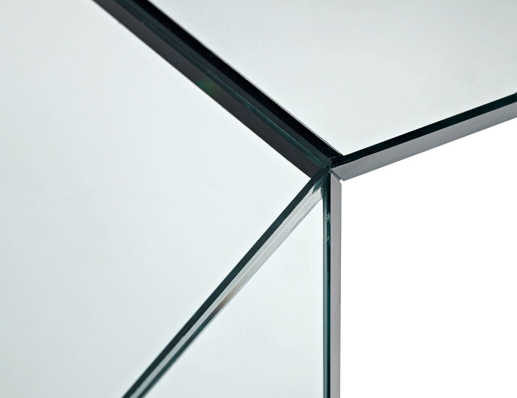 Penrose Desk contemporary Italian desk with clear glass