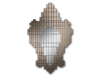 Contemporary Modern Italian floor mirror, Gerundio, handmade and shown with incllined frame. Option : floor mirror or wall mirror. Available in Round, Oval, and Rectangular shapes. Made in Italy.