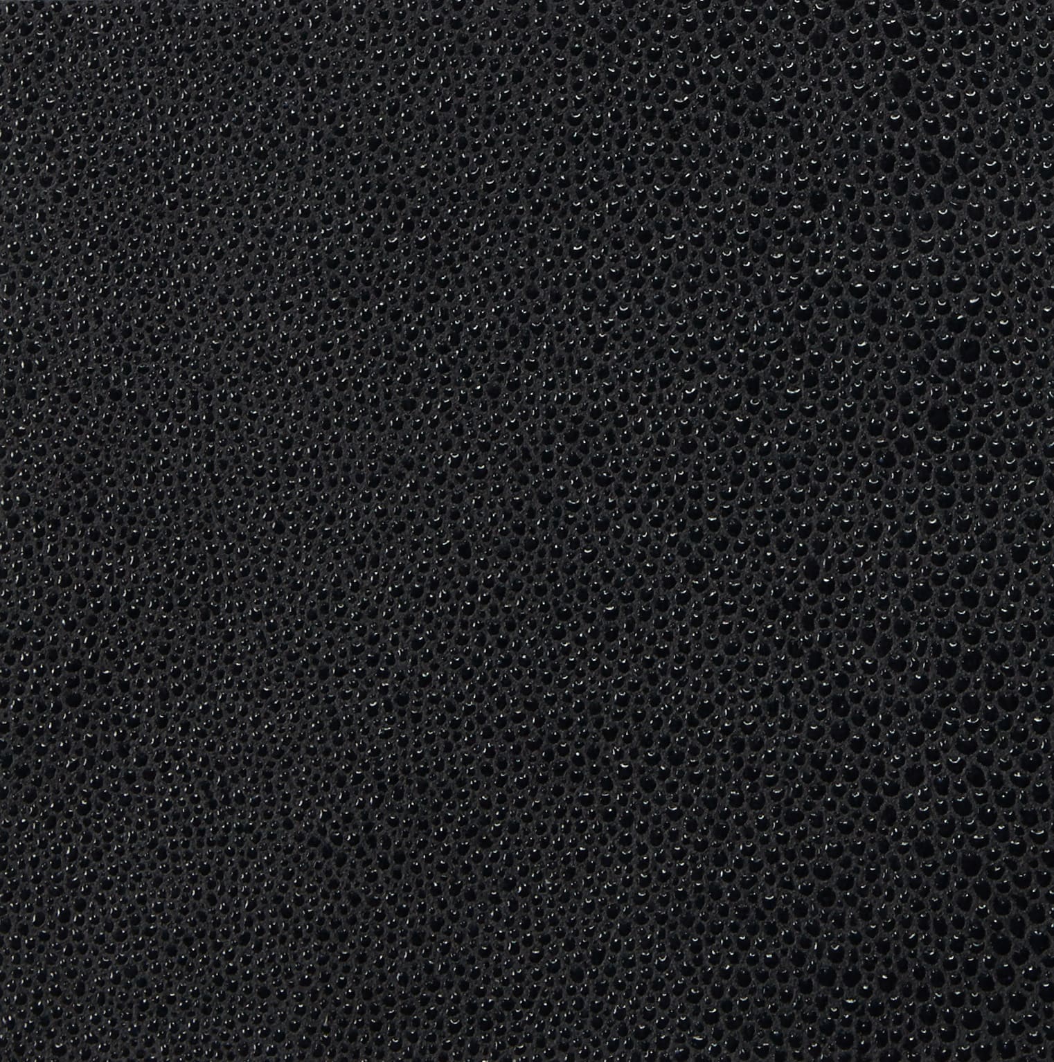 Shagreen contemporary Italian upholstery leather shagreen in black