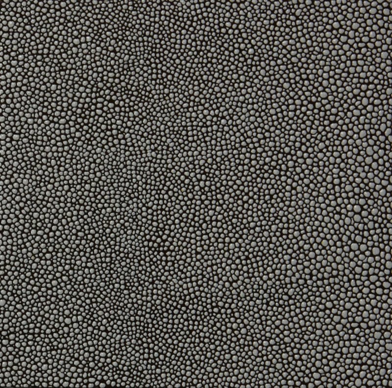 Shagreen contemporary Italian upholstery leather shagreen in black