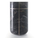 Tao contemporary Italian basin sink with black Nero Portoro marble