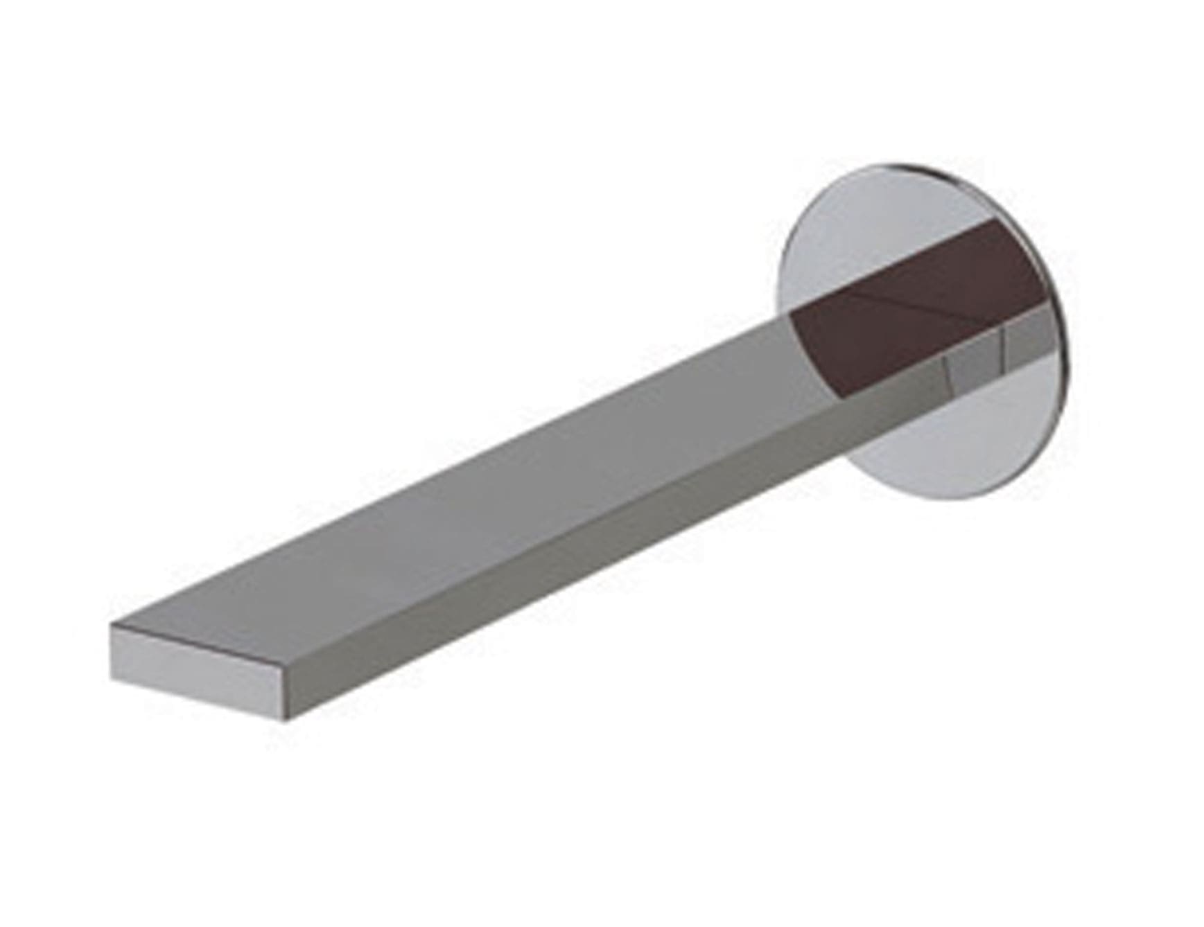 Venezia modern Italian tub spout faucet with chrome metal