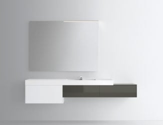 &lt;p&gt;Lutetia L6 high end classic Italian bathroom furniture inspired by Art Deco style shown in 45.3&#8243; width with white lacquer with gold trim and white Statuario marble top. Available in widths of 36.6&#8243;, 45.3&#8243;, 53.9&#8243;, and 70.9&#8243; with 2 drawers or 4 drawers. Available in more than 30 lacquered colors with trim / accent in bronze, silver or gold. Tops can be specified in a range of marble options. Made in Italy.&lt;/p&gt;
