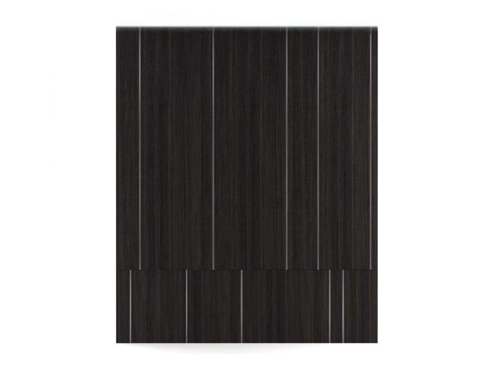 Dark wooden panel with vertical grain