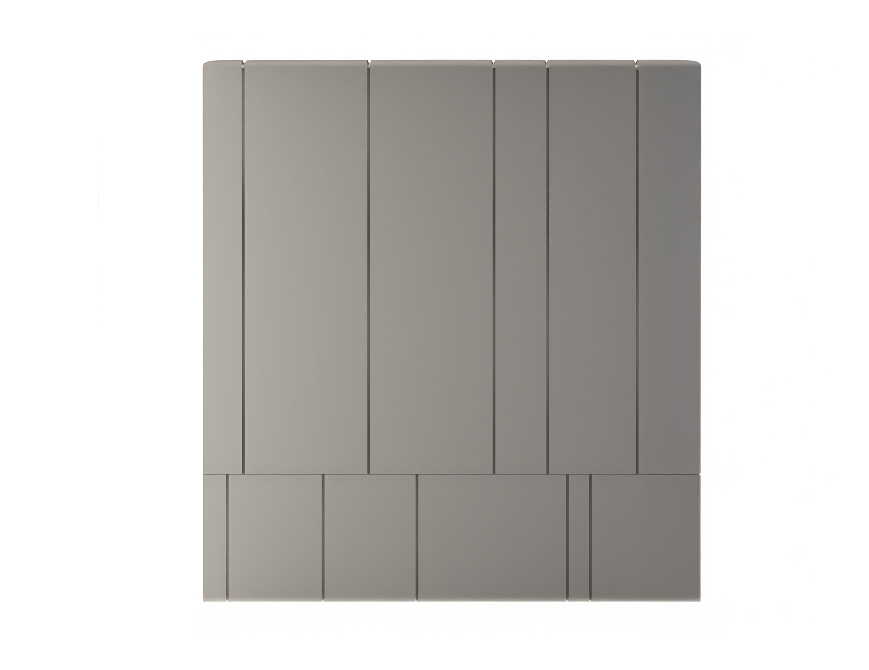 Modern minimalist gray wall panel design