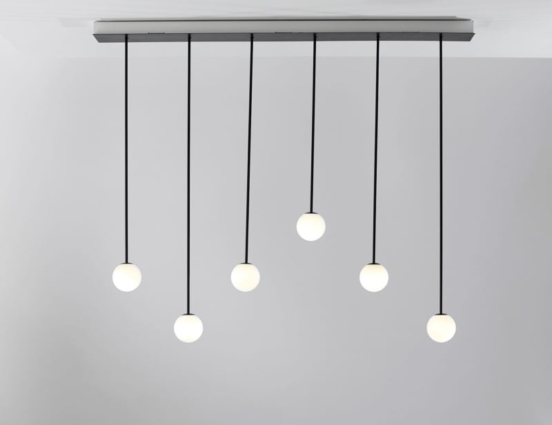 ALFI modern Italian hanging light with black metal