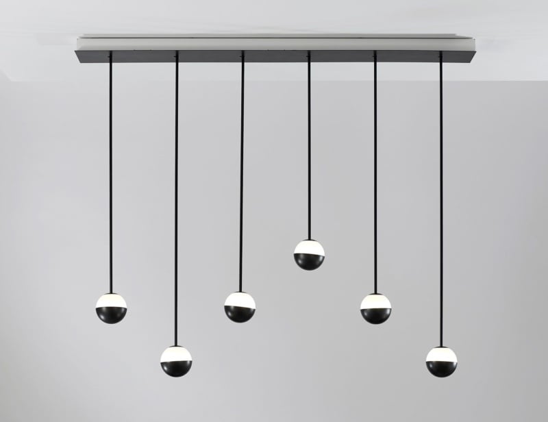 ALFI modern Italian hanging light with black metal