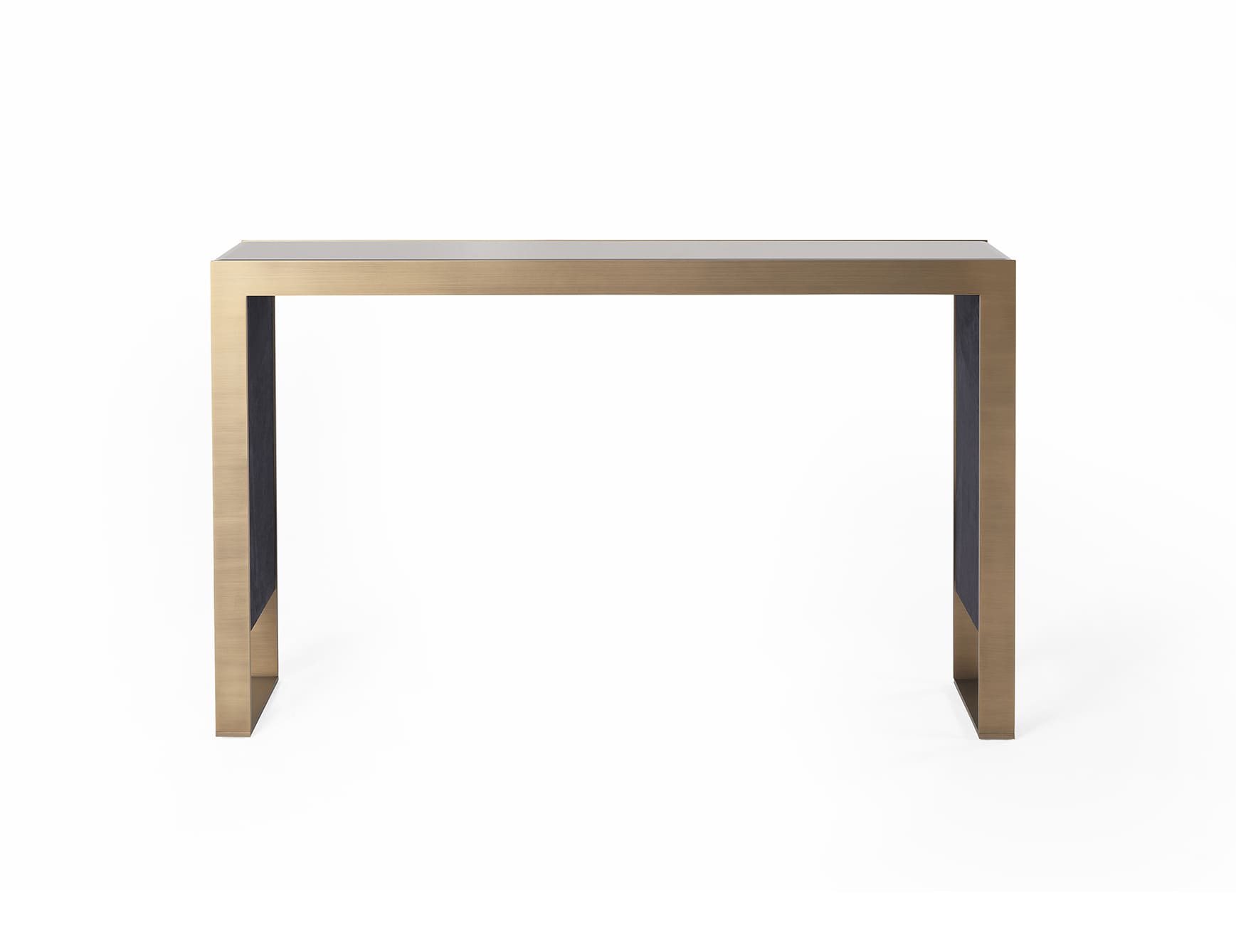 Golden Bridge modern luxury console with bronze metal