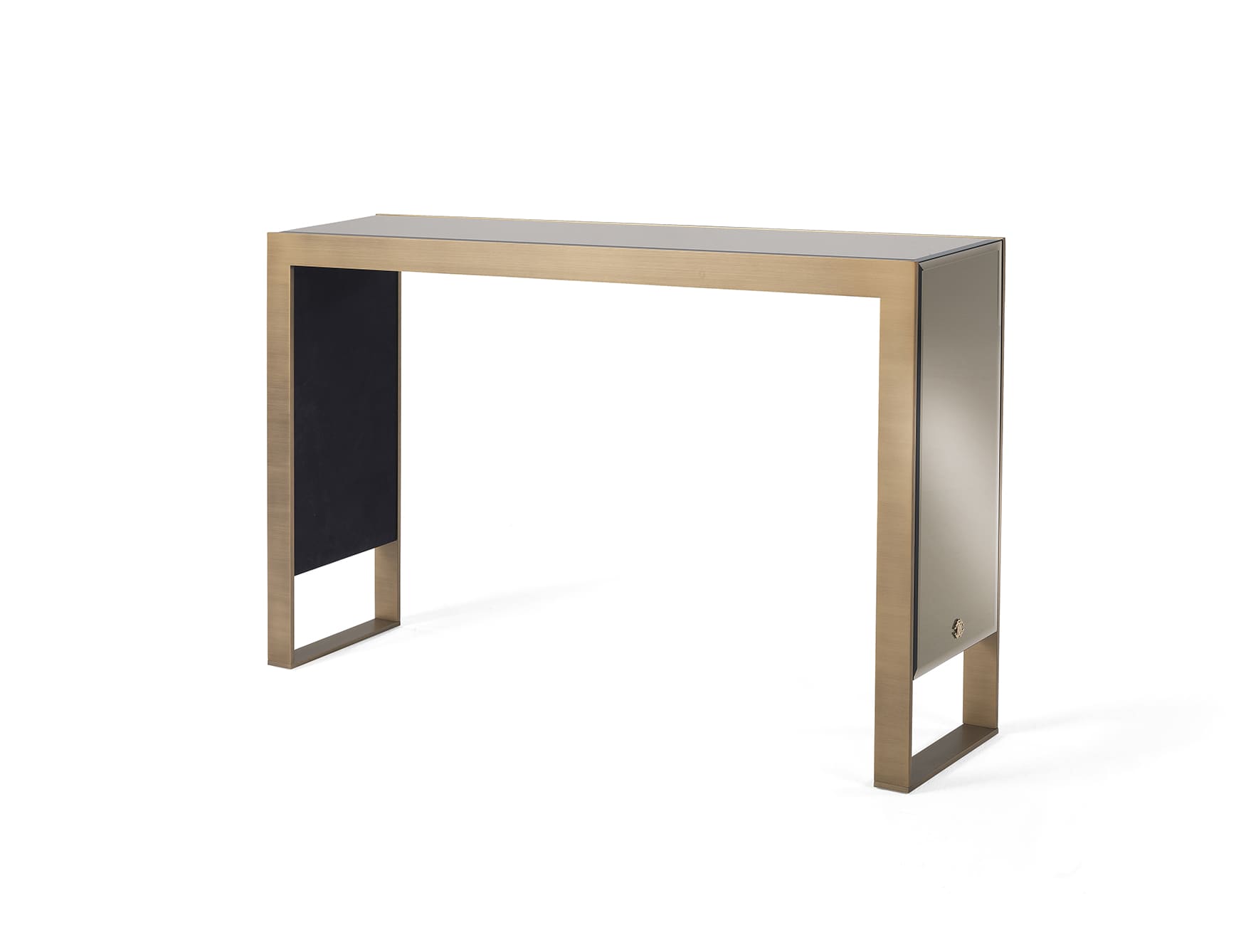 Golden Bridge modern luxury console with bronze metal