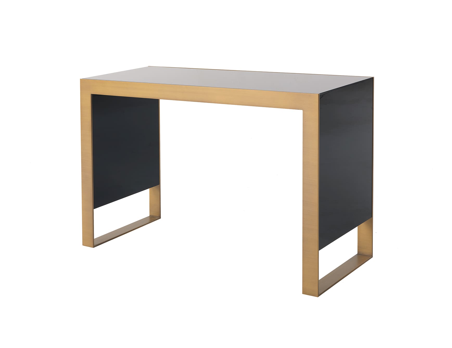 Golden Bridge modern luxury console with bronze metal