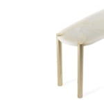Trinidad modern luxury console with white onyx