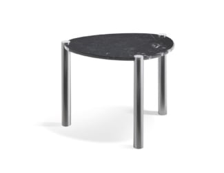 &lt;p&gt;Egoiste Italian luxury designer side table composed of Quartzite Emerald marble top with stainless steel base. Marble top also available in Port Laurent. Each product speaks for itself from the precious wood, the vibrant colors of the marble, and the touch of lacquer on the veil. Made in Italy.&lt;/p&gt;
