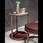 Kings Cross modern luxury coffee table with white Dalmata marble