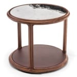 Kings Cross modern luxury coffee table with white Dalmata marble