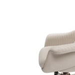 Planet modern luxury office chair with cream leather
