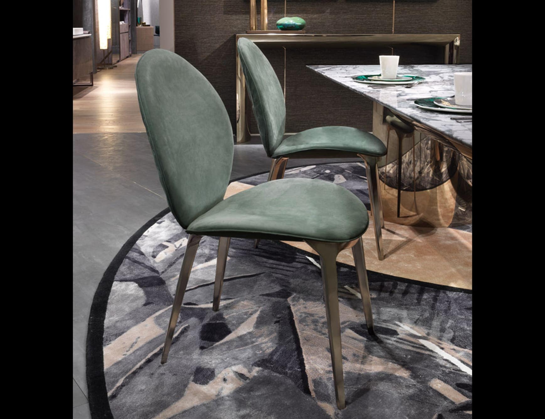 Astrid Beige Leather Dining Chair | Nella Vetrina