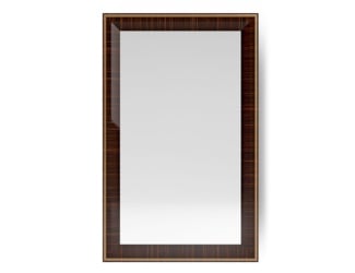 &lt;p&gt;
	Marion modern Italian designer mirror handmade in brown wood with metal. This luxury modern furniture collection features wood furniture upholstered in Italian leather or exotic materials such as goat skin and shagreen. A wide selection of Italian leathers are available to choose from (samples available upon request). Made in Italy.&lt;/p&gt;
