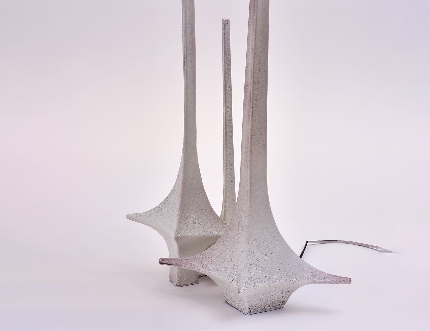 Oscar modern luxury table lamp with white ceramic