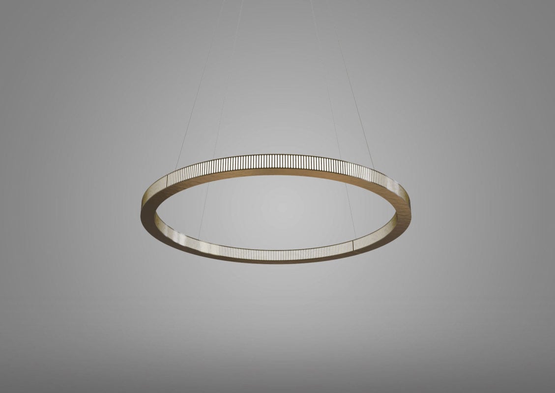 Custom Made Bronze Metal Hanging Light | NVCUSTOM | Nella Vetrina