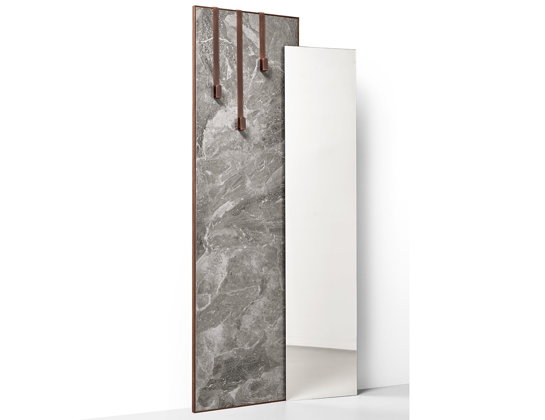 Welcome contemporary Italian mirror with grey glass