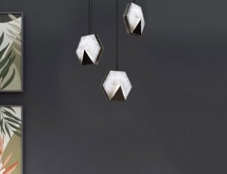 &lt;p&gt;Manta Italian luxury designer suspension lamp shown in amber-colored Murano glass. Murano glass finish also available in Fume. Each product speaks for itself from the precious wood, the vibrant colors of the marble, and the touch of lacquer on the veil. Made in Italy.&lt;/p&gt;
