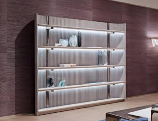 &lt;p&gt;
	Parigi 3057 luxury Italian chest of drawer upholstered in white leather. This luxury Italian furniture collection combines high end materials in wood and metal with fine leather and fabric upholstery. A wide variety of fabrics and leather are available to choose from (samples available upon request). Shown in white printed leather. Made in Italy.&lt;/p&gt;
