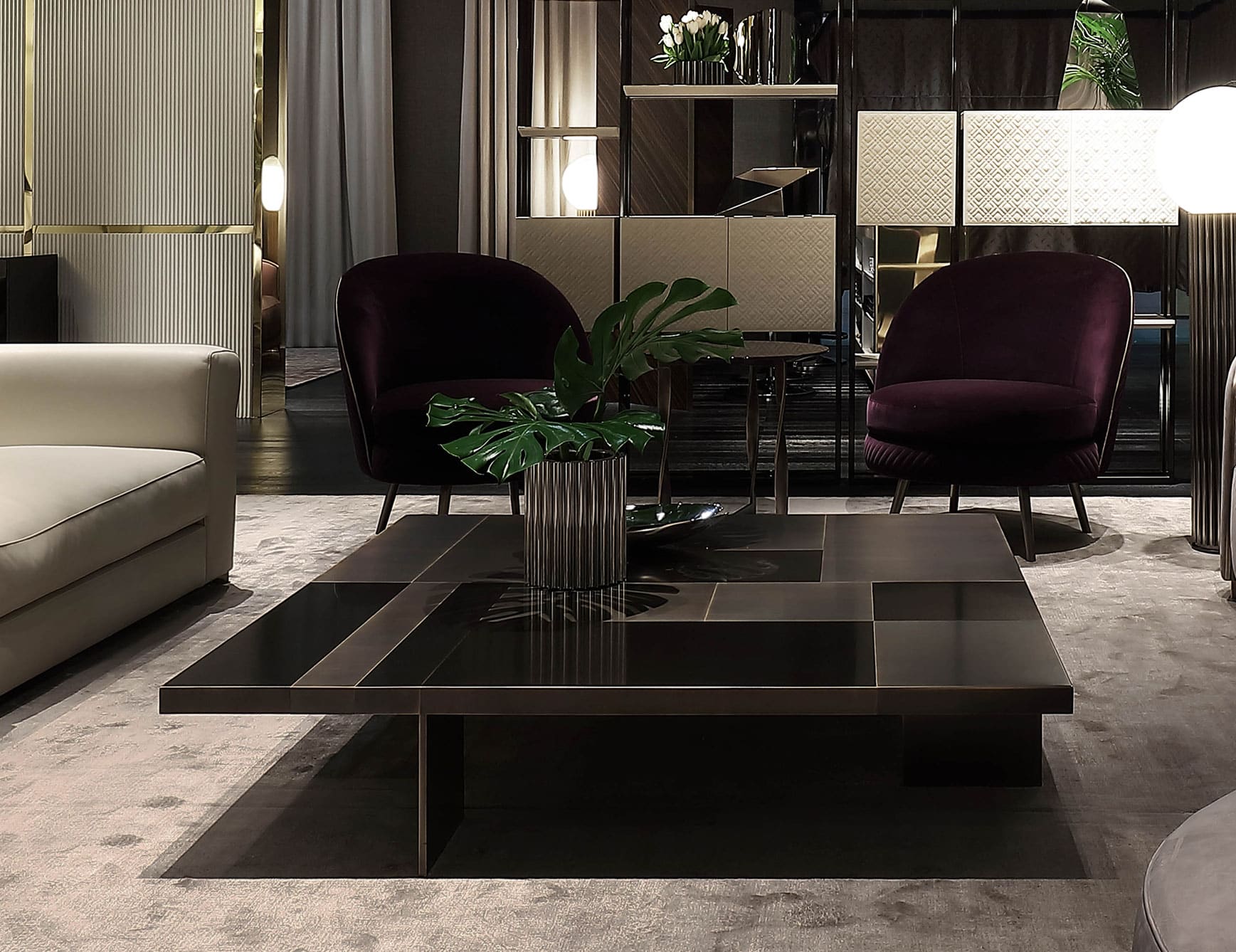 Field Ebony Wood Coffee Table | Nella Vetrina