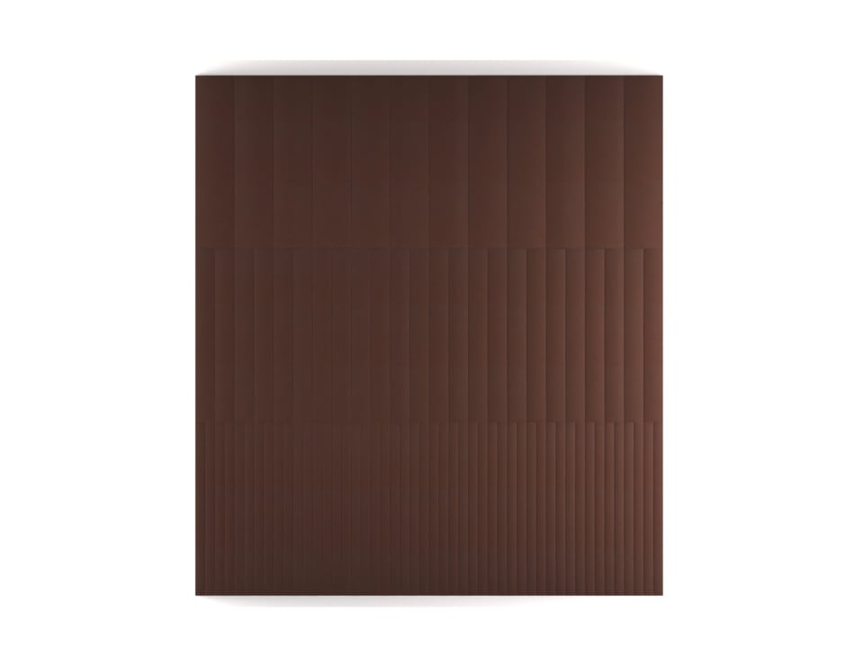 Symmetrical brown textured panel