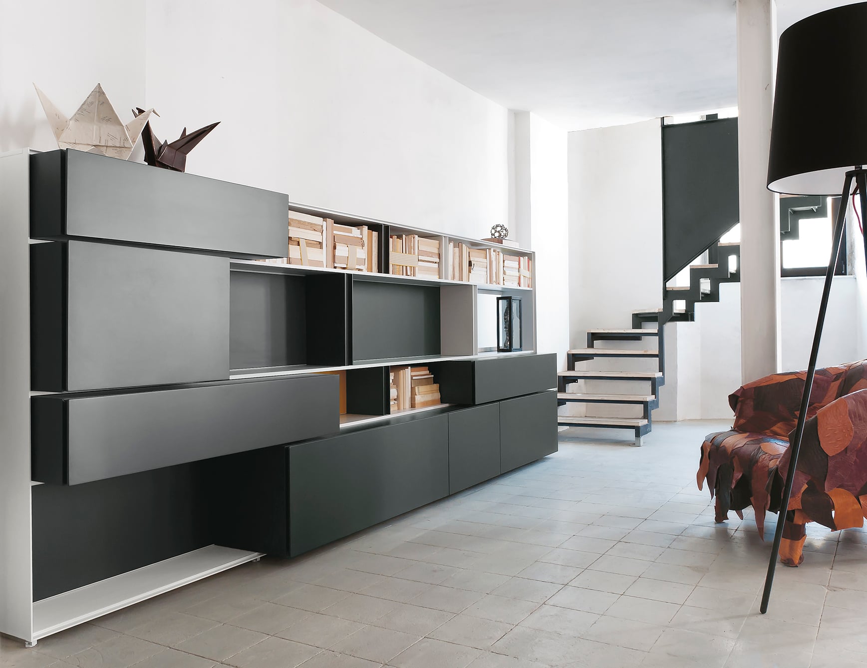 Modern living room with minimalist design