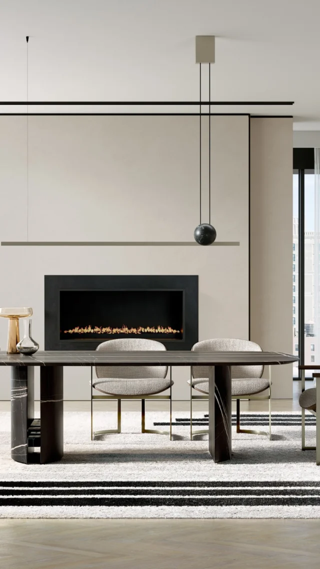 BESPOKE DINING

A fully bespoke dining experience, tailor-made for you. Introducing the Ercole luxury dining shown in Sahara Noir marble top and base with metal central insert and base metal details in gold finishing. The structure is composed of marble with metal details. Top marble options: Bianco Carrara, Sahara Noir, Grigio Orobico, Emperardor, Rosso Lepanto, Classic White Calacatta and Lasa Classic. Metal details are available in a wide range of finishes. This collection features the finest products by combining exquisite materials and bespoke detailing. Ercole collection is also available in console and round dining table versions. Made with precision in Italy.

#nellavetrina #diningroomdesign #bespokedining #diningroom #diningnook #diningroomfurniture #diningroomgoals #italianfurniture #customfurniture #italiandesign #interiordesign #decoration #interiordecor #modernfurniture #customdesign #contemporaryfurniture #homedecor #italianinterior #custommade #architecture #luxuryfurniture #luxuryliving #italianliving #luxurydesigns